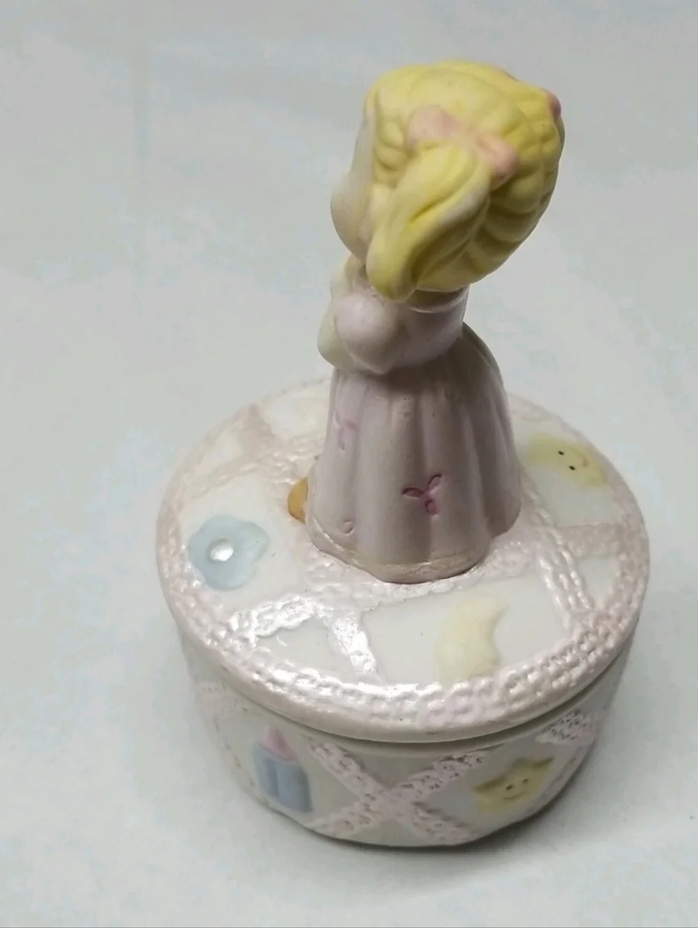 Nursery Themed Little Girl Trinket Dish